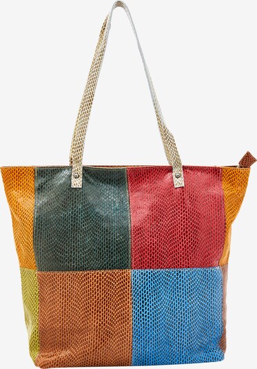 FELIPA Shopper torba u plava / narančasta / crvena / crna, Pregled proizvoda