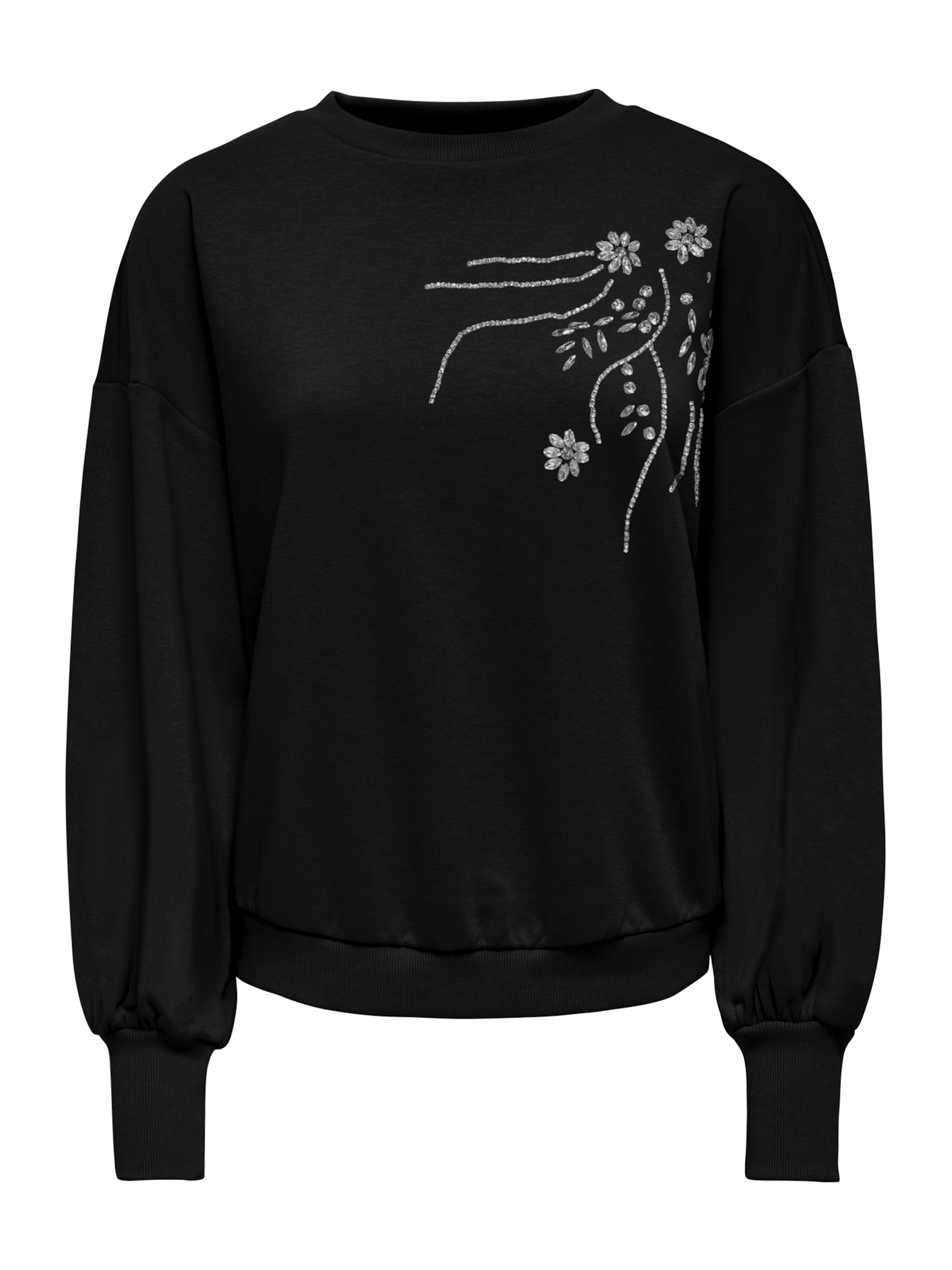 ONLY Mikina 'ONLCamela Brooke' - Čierna: predná strana