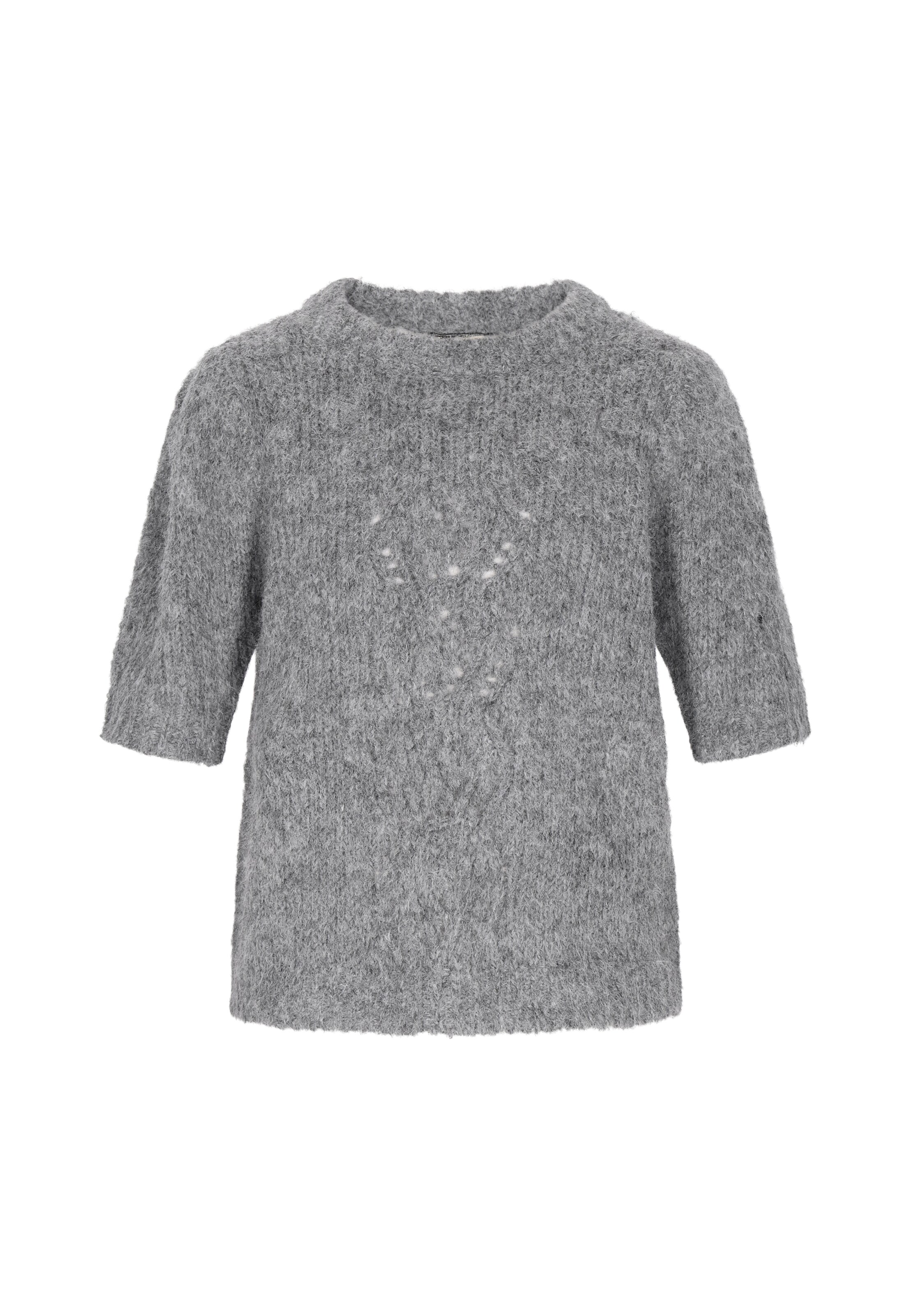 DreiMaster Vintage Trui in Grijs: voorkant