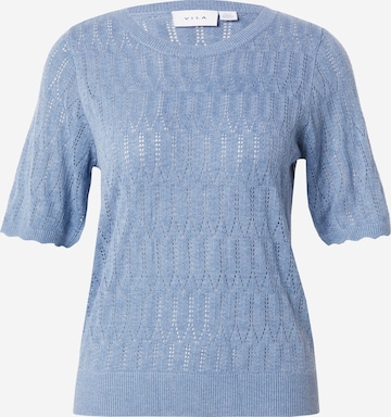VILA Sweter 'MYLIE' w kolorze niebieski: przód