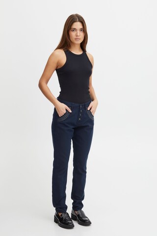 PULZ Jeans - Slimfit Pantalón 'Melina' en azul