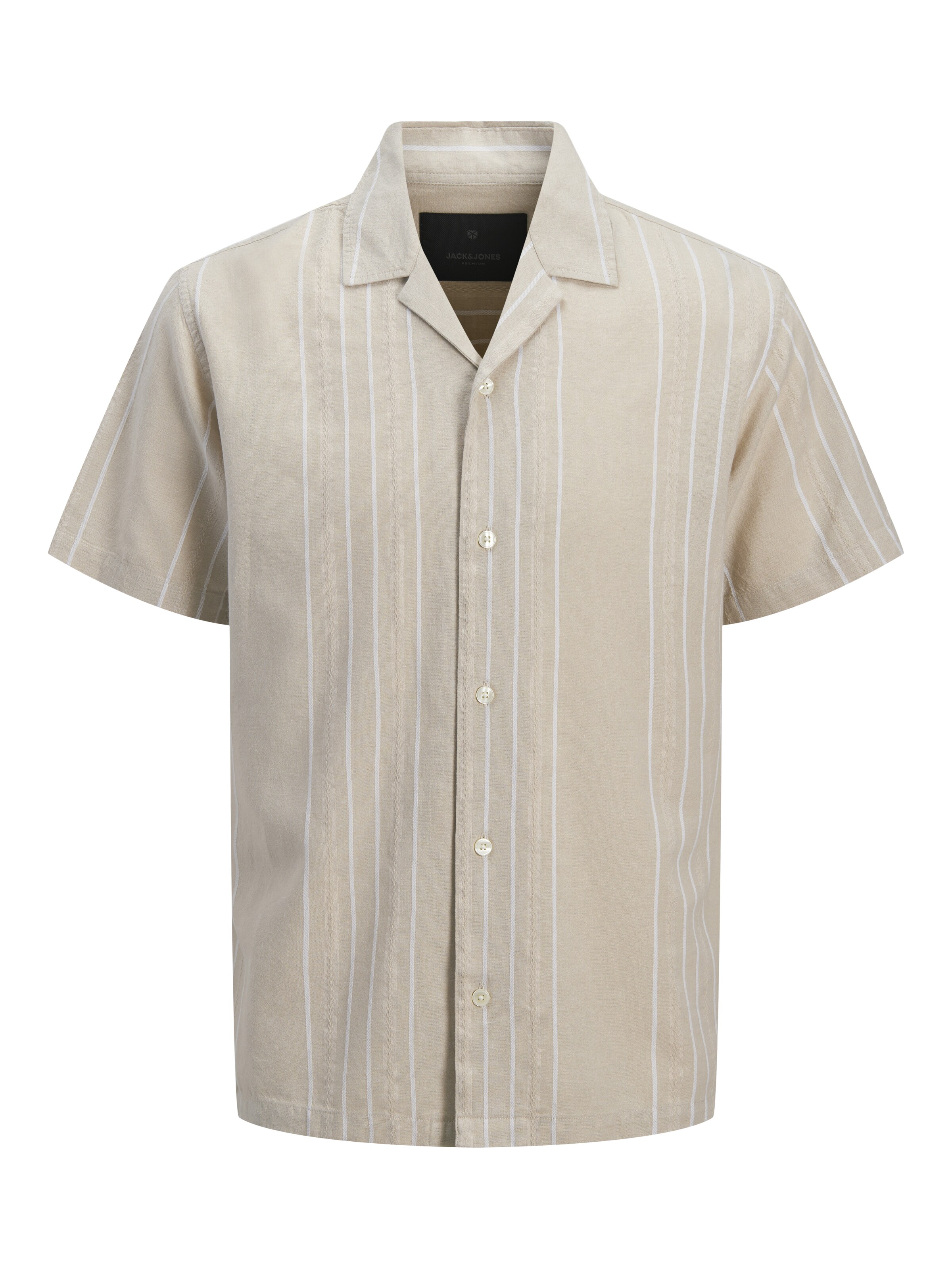 JACK & JONES Regular Fit Hemd in Beige: Vorderseite