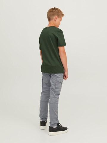Jack & Jones Junior Tapered Broek 'JNRPau JJFlake' in Grijs