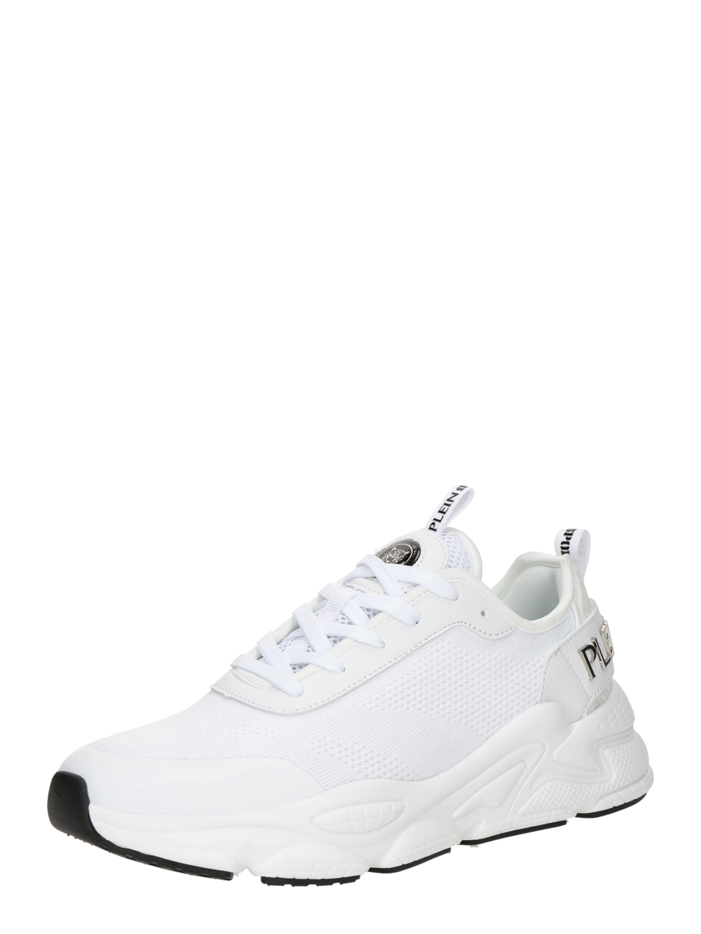 Plein Sport Sneakers laag in Wit: voorkant