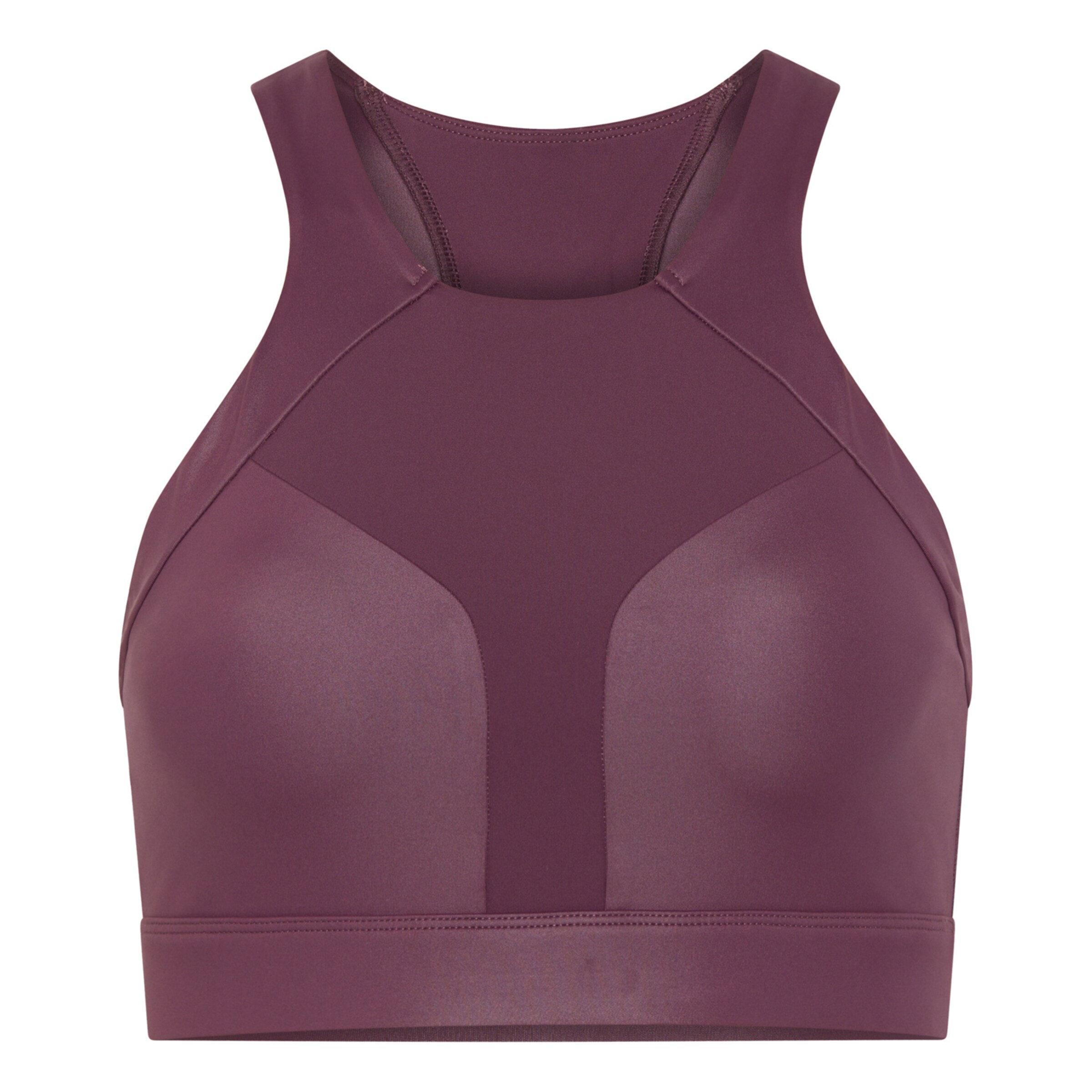 Born Living Yoga Sporttop ' Luana ' in Lila: voorkant