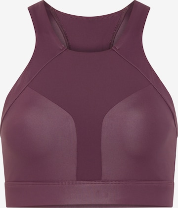 Born Living Yoga Sporttop ' Luana ' in Lila: voorkant