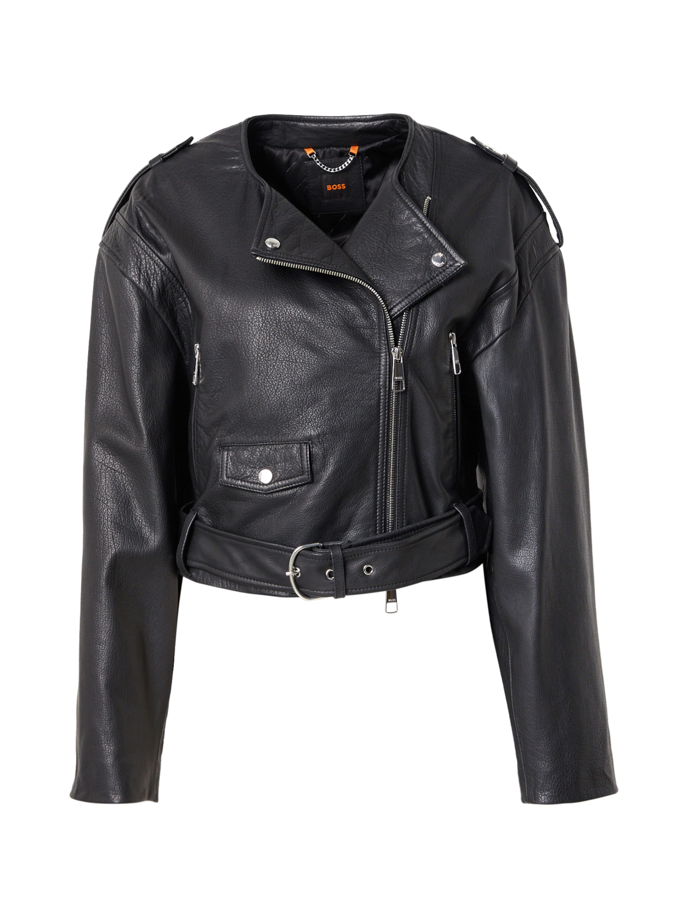 Veste mi-saison 'C_Sadora' BOSS en noir : devant