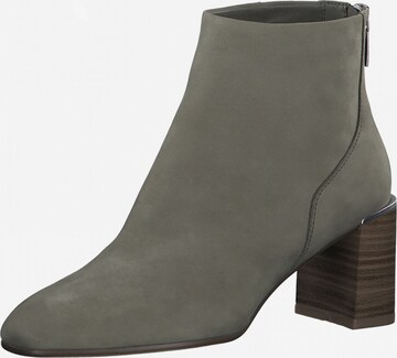 TAMARIS Ankle Boots in Green: front