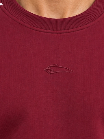 Sweat-shirt 'Brenvaro' Smilodox en rouge