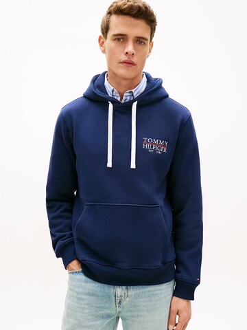 TOMMY HILFIGER Sweatshirt 'Heritage' in Blauw: voorkant