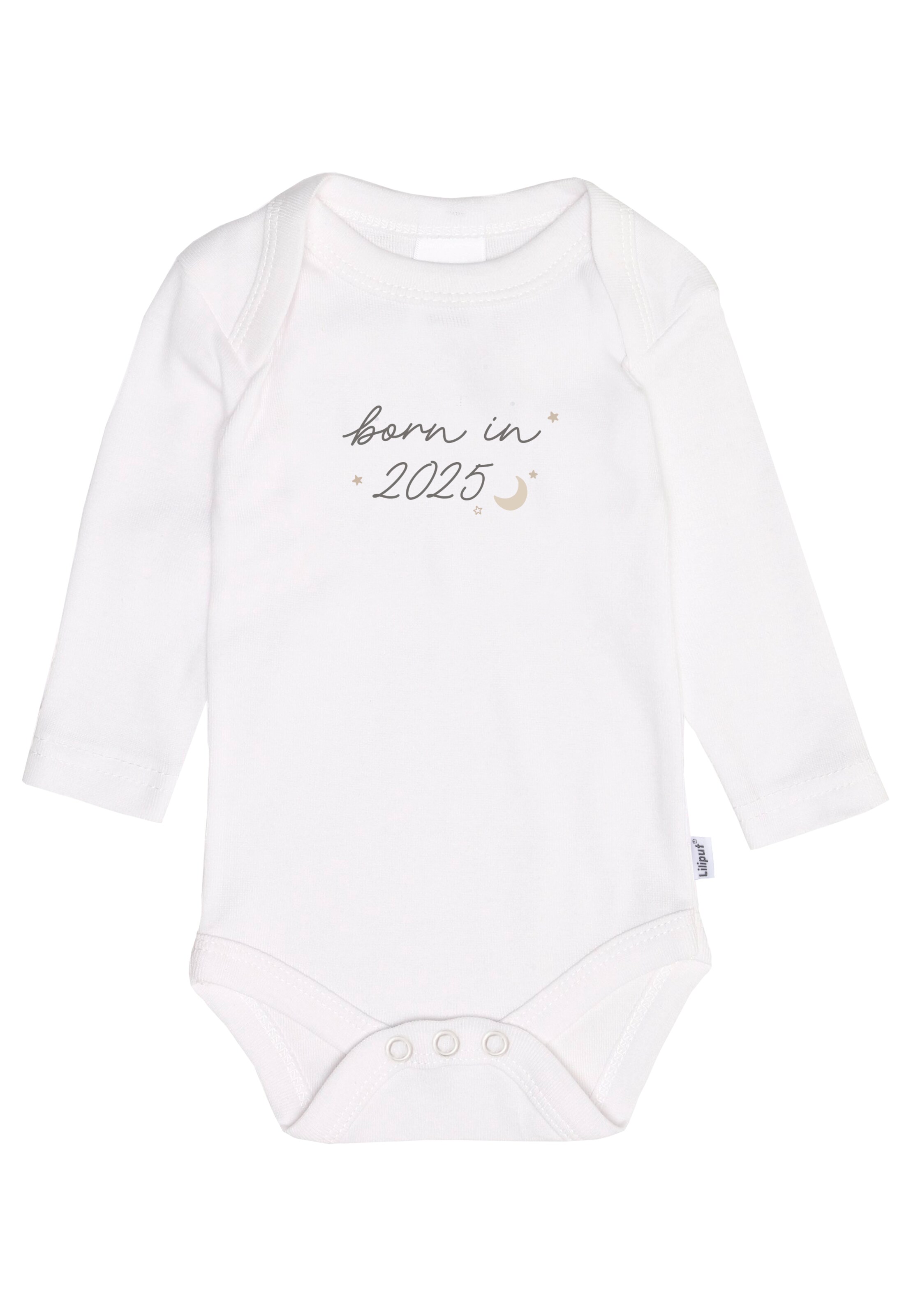 LILIPUT Romper/Bodysuit 'born in 2025' in White