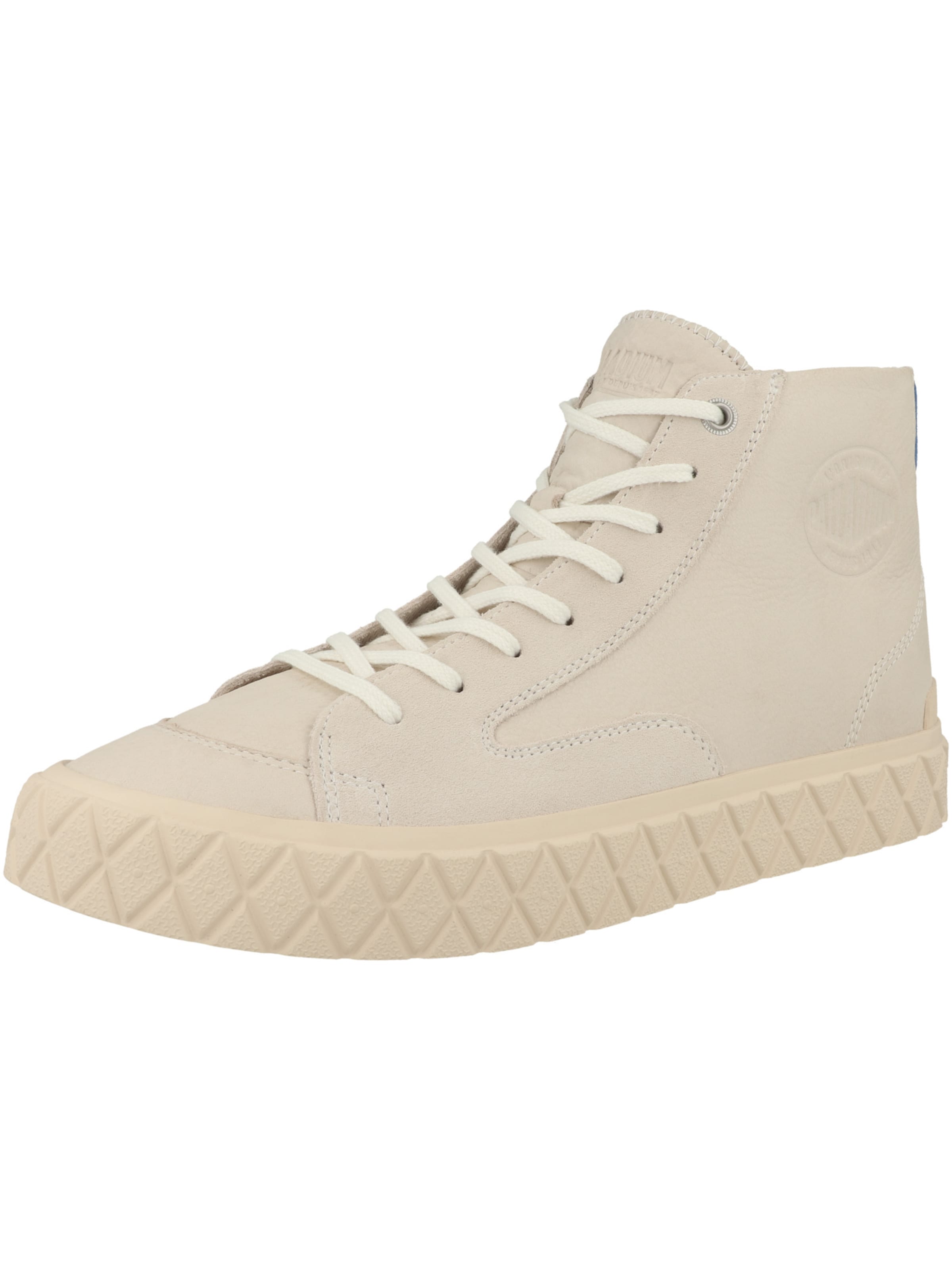 Sneaker alta ' Ace ' di Palladium in beige: frontale