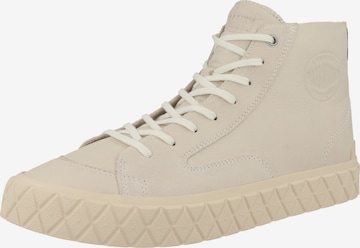 Baskets hautes ' Ace ' Palladium en beige : devant