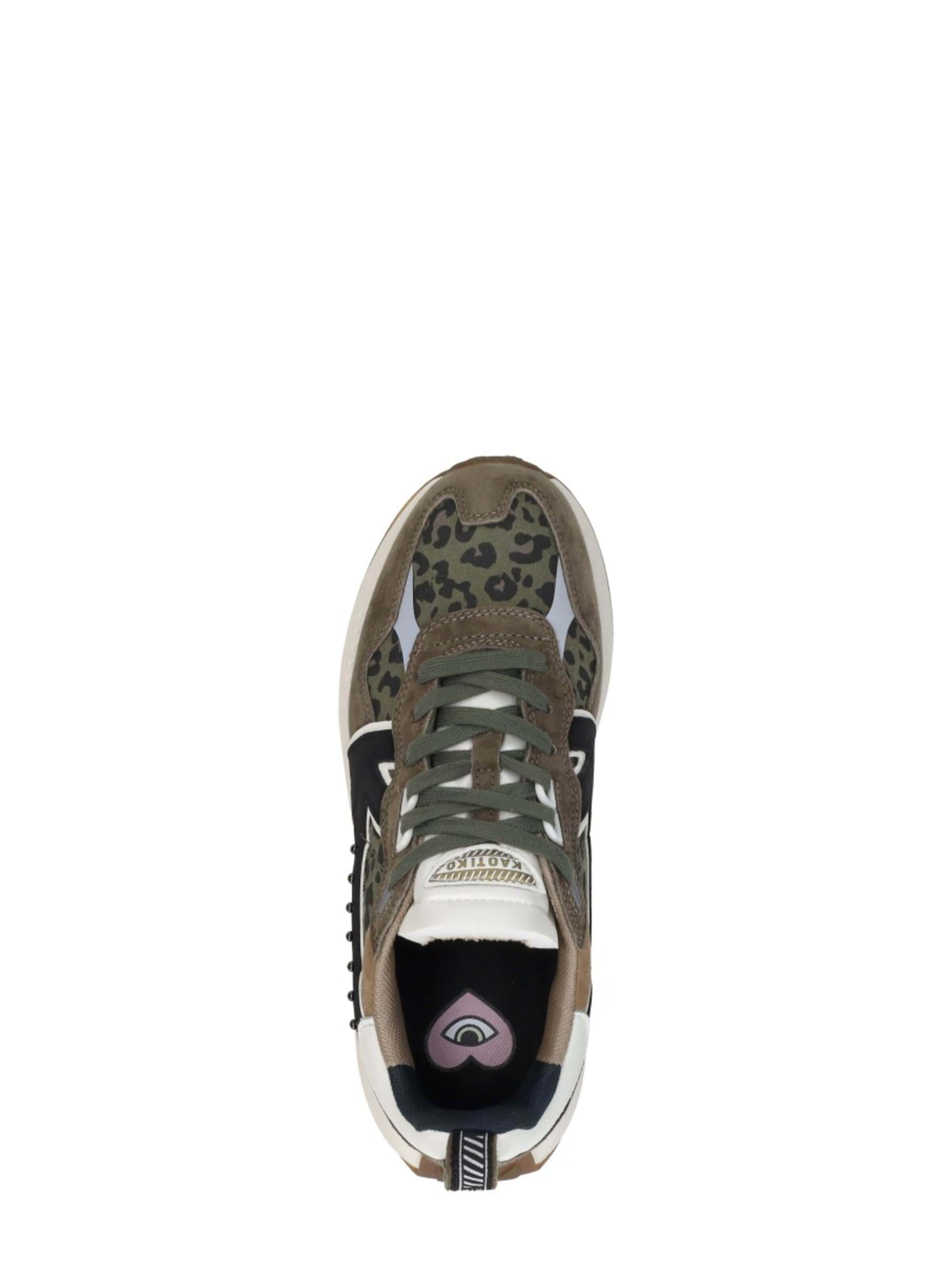 Kaotiko Sneakers laag 'Detroit Glam' in Groen