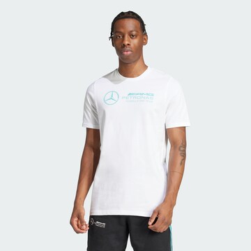 ADIDAS PERFORMANCE Functioneel shirt 'Mercedes - AMG Petronas Formula One Team DNA' in Wit: voorkant