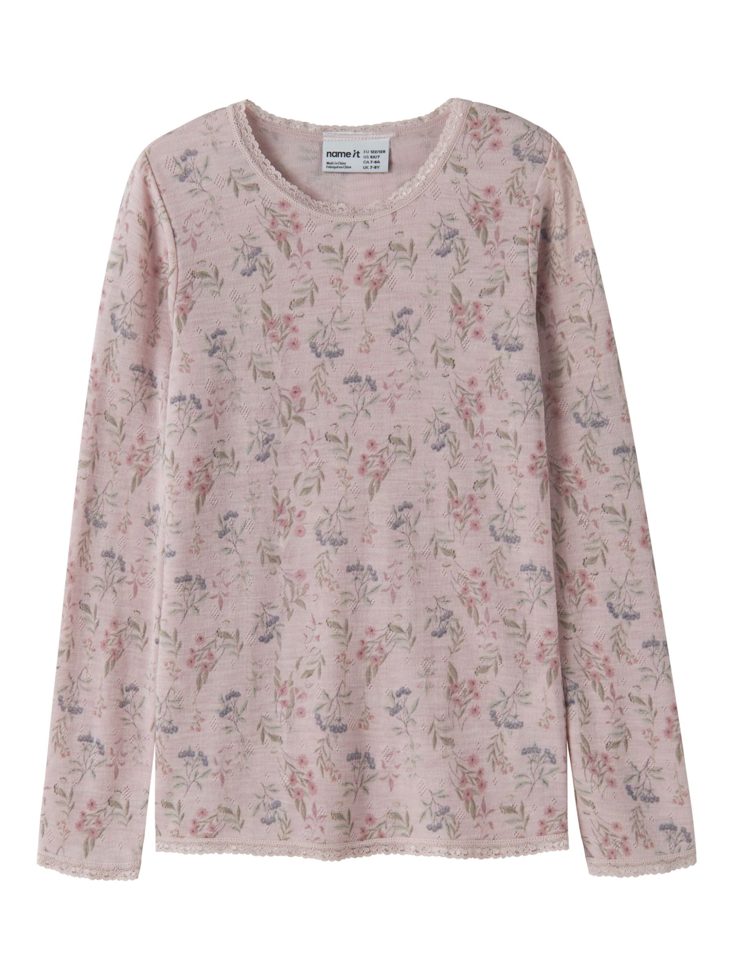 NAME IT Shirt in Lila: Vorderseite