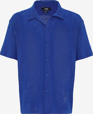 Comfort fit Camicia di Antioch in blu: frontale