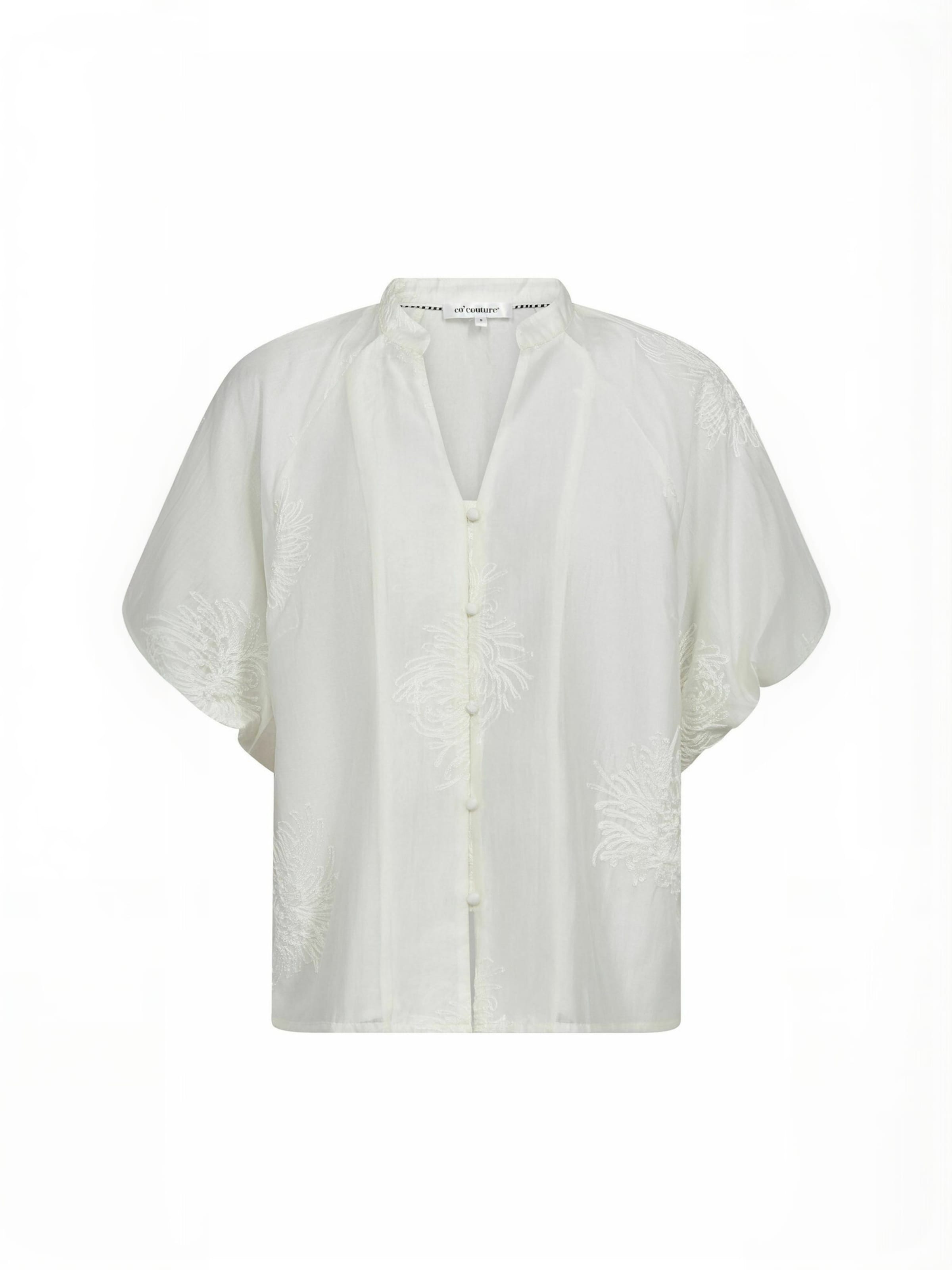 co'couture - Top ' Nea ' en blanco: frente