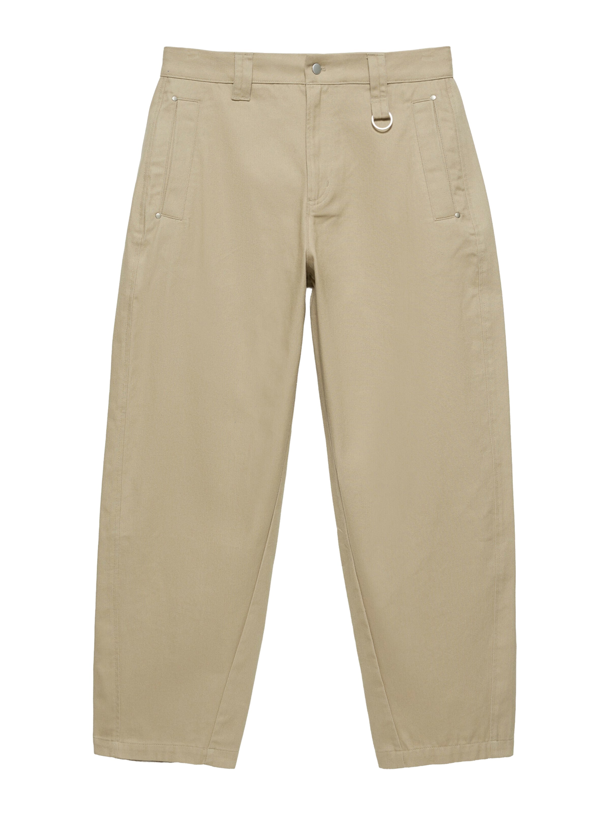Pull&Bear Pantalon chino en 38 en cappuccino, Vue avec produit