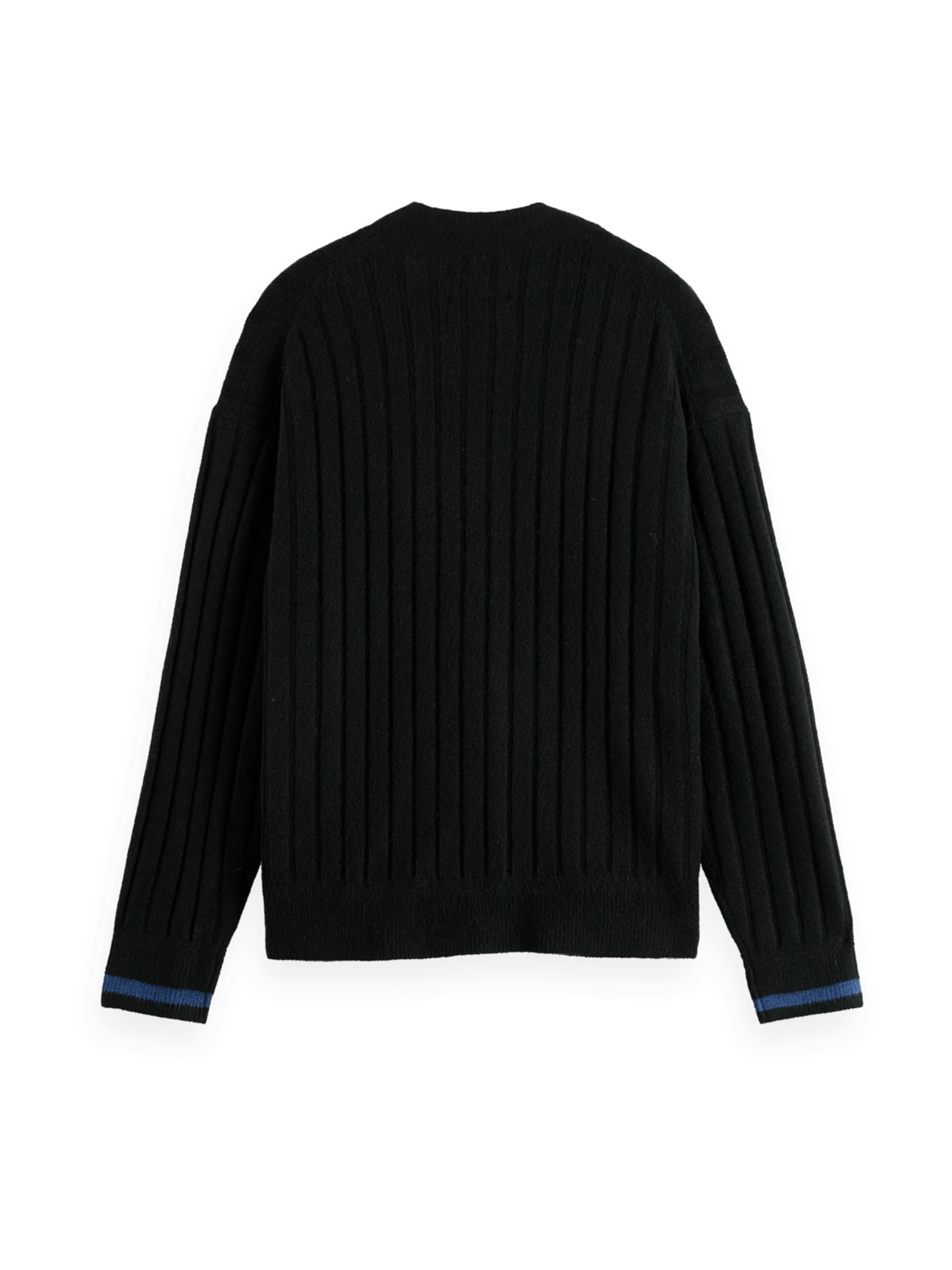 SCOTCH & SODA Gebreid vest in Zwart