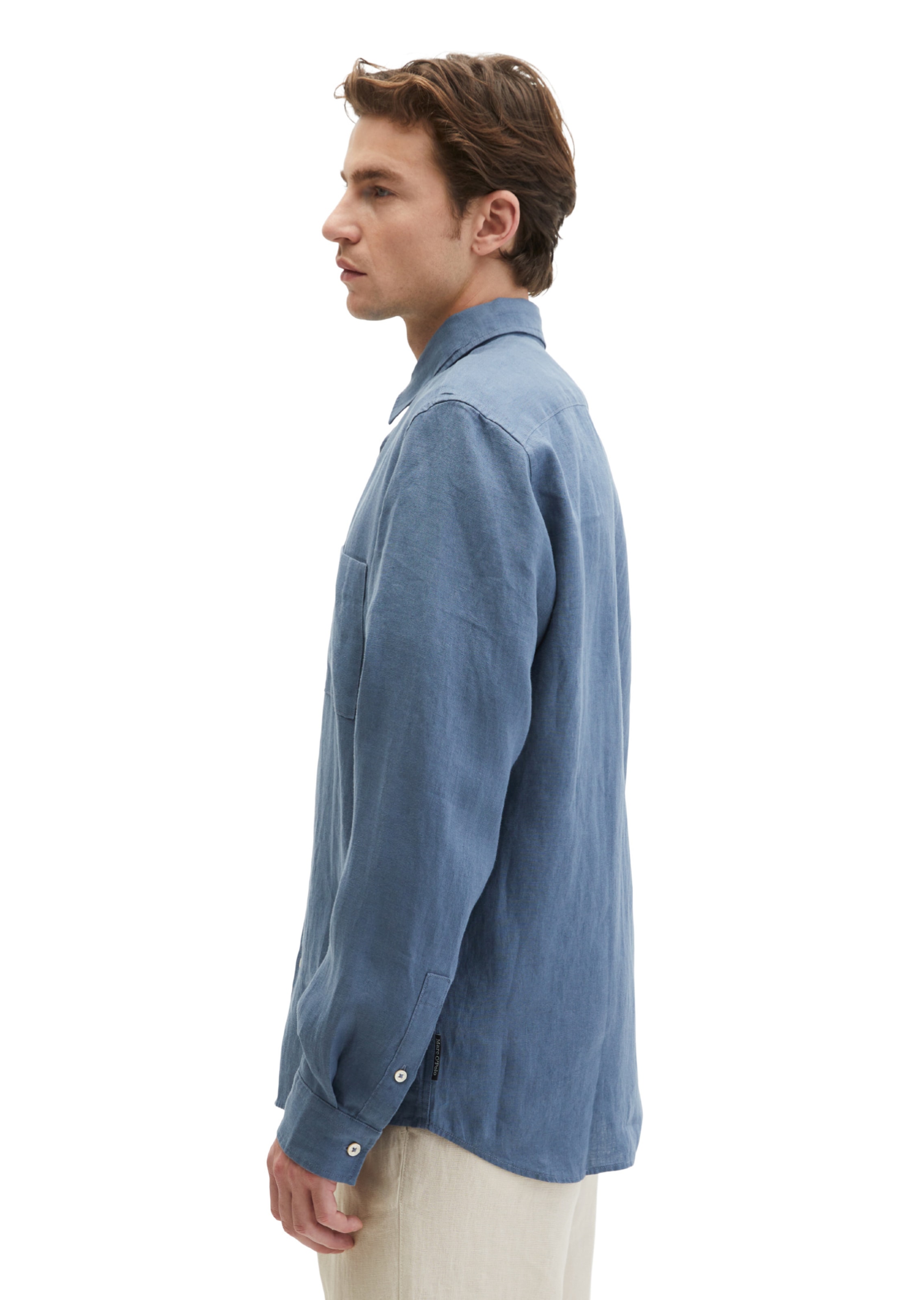 Marc O'Polo Regular fit Button Up Shirt in Blue