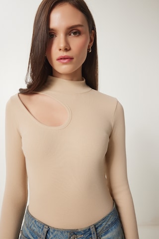 Happiness İstanbul Tričko - Béžová