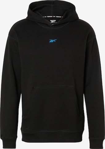 ReebokSportska sweater majica - crna boja: prednji dio