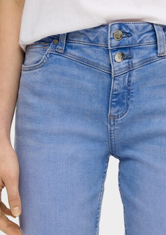 Skinny Jean 'Sadie' QS en bleu