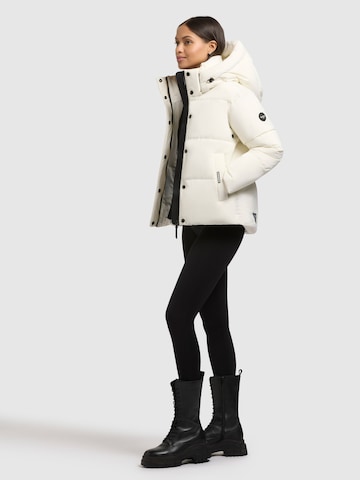 Veste d’hiver 'Devina2' khujo en blanc