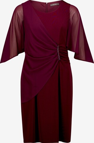 Robe Vera Mont en rouge : devant