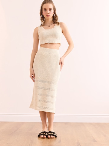 Costume olalook en beige