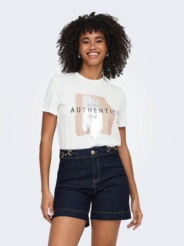 ONLY Shirt 'ONLFREE' in White: front