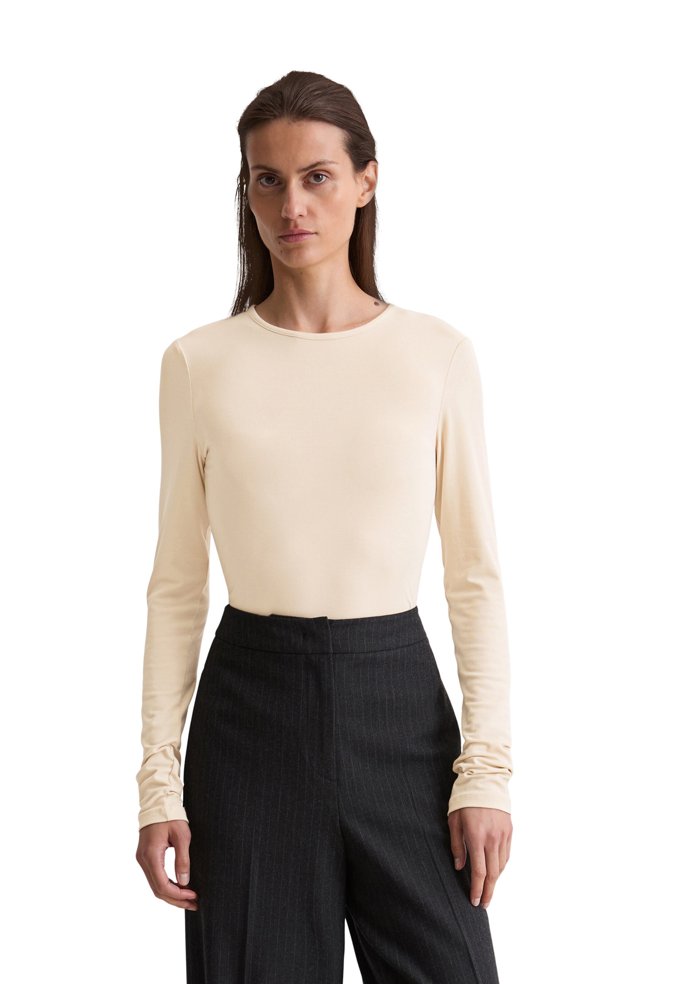 Marc O'Polo Shirt in Beige: Vorderseite