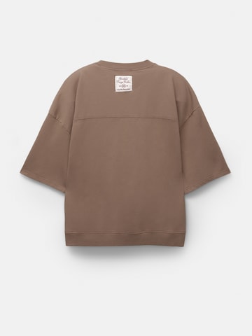 Felpa di Pull&Bear in marrone