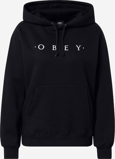 Obey Sweater majica u crna / bijela, Pregled proizvoda