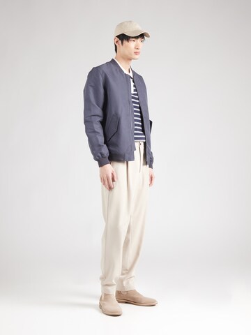 Veste mi-saison 'Rex' elvine en bleu