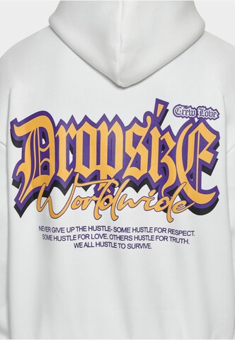 Dropsize Sweatshirt 'Never Give Up' in White