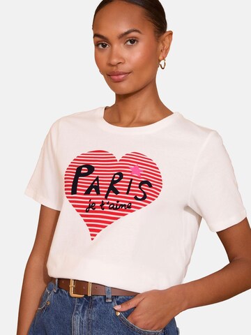 love & roses Póló - bézs: elől