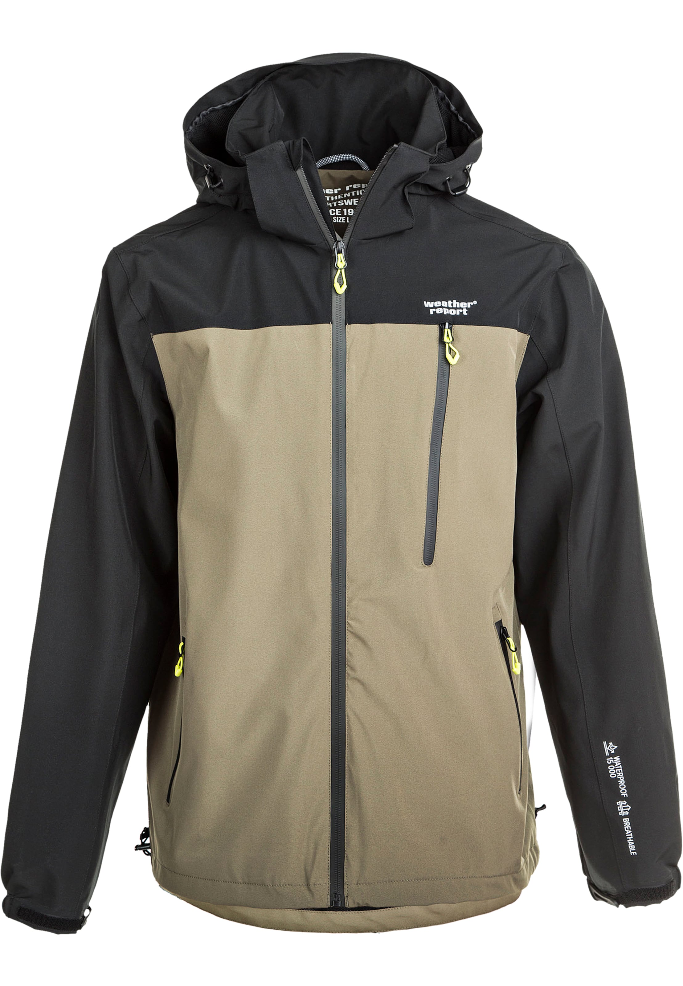 Weather Report Funktionsjacke 'Delton' in Mischfarben: Vorderseite