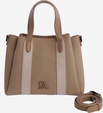 Don Algodon - Bolso de mano en beige: frente