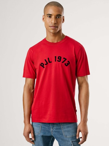 T-Shirt 'Maverick' Pepe Jeans en rouge : devant