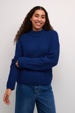 Kaffe Sweater 'Bess' in Blue: front