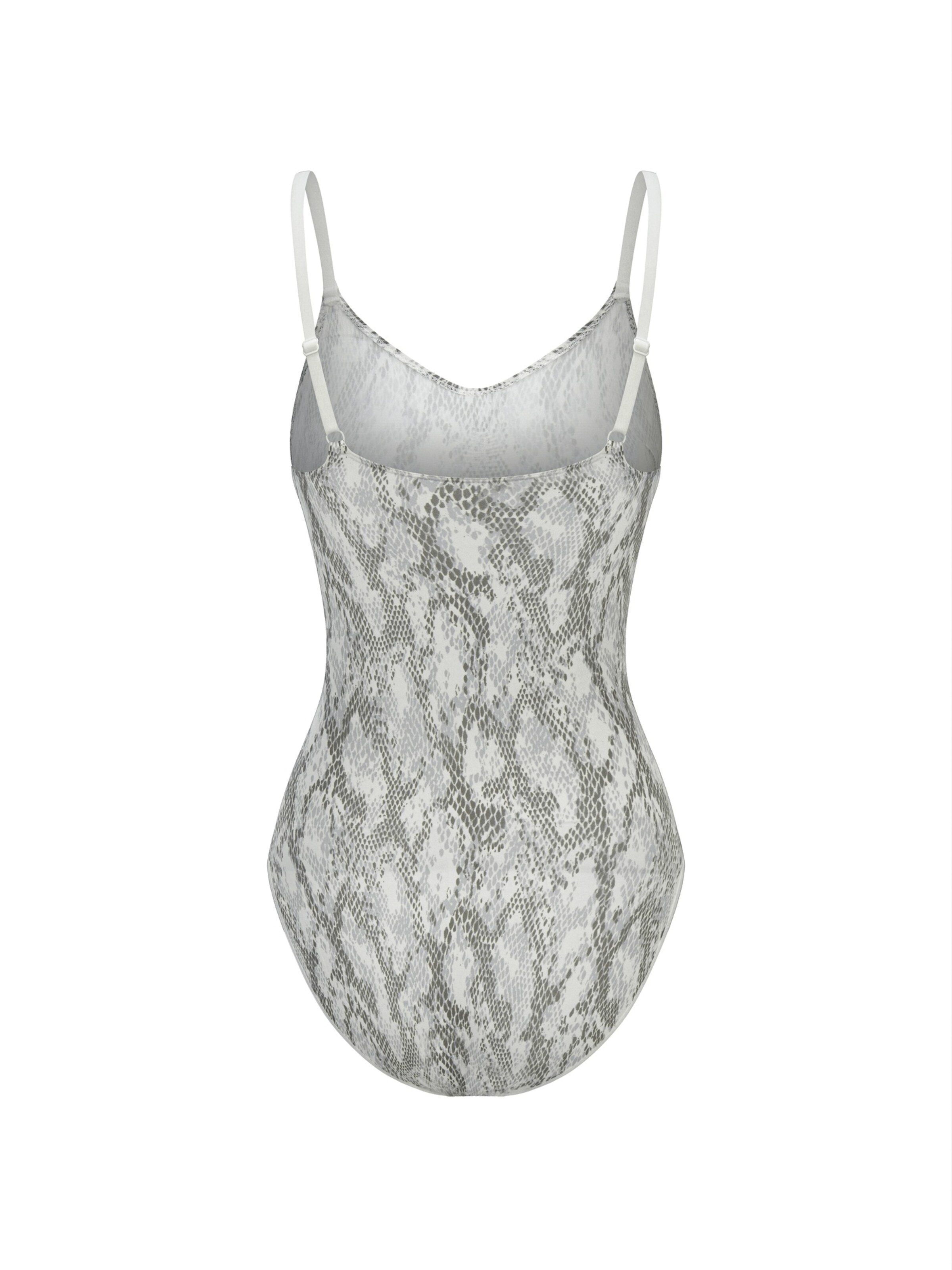 cfab (formerly creamy fabrics) - Body moldeador 'Bodysuit Sculpting Shapewear mit Slip' en blanco