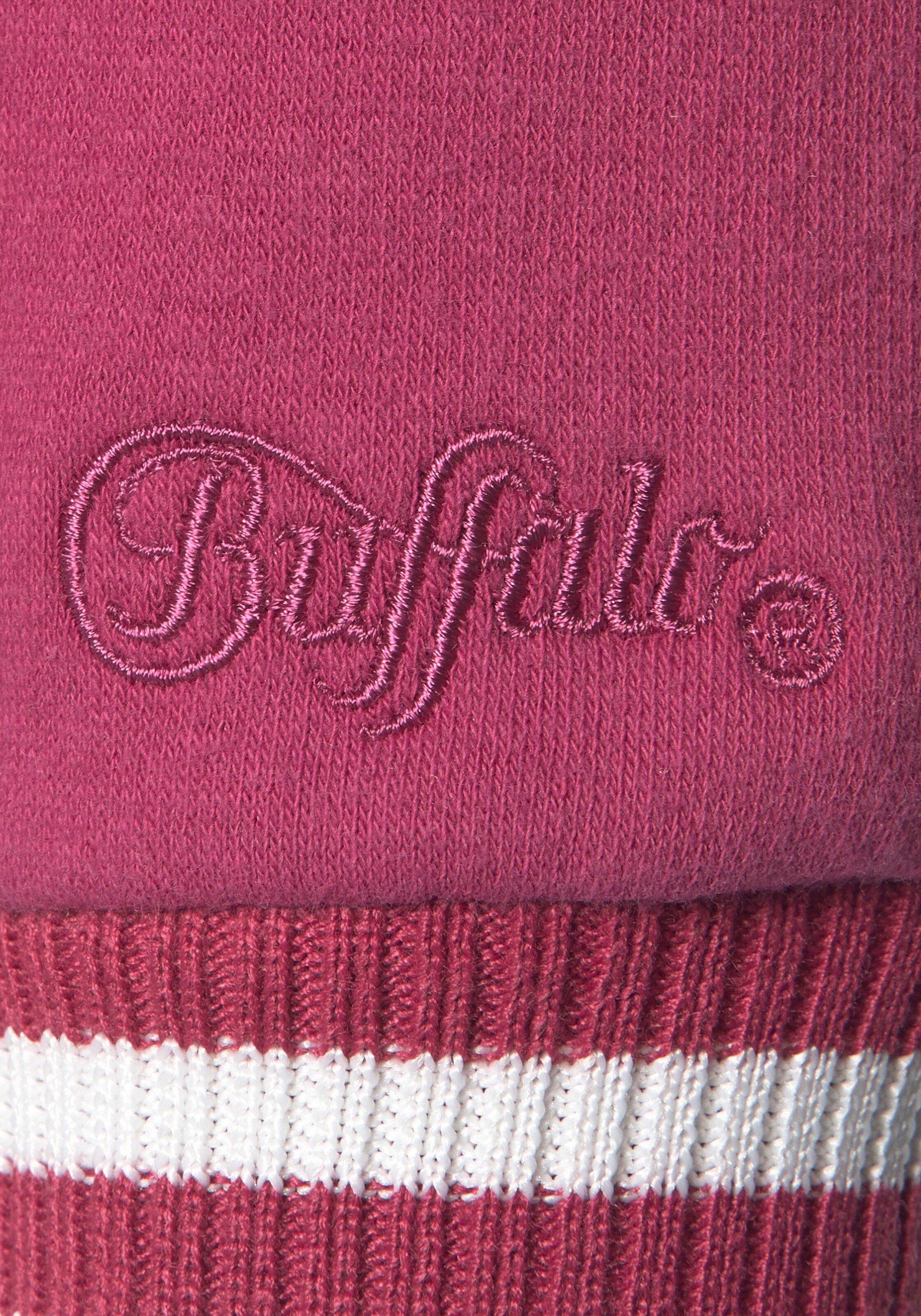Frauen Sweat BUFFALO Sweatshirt in Dunkelpink - VJ73156 Frauen Sweat BUFFALO Sweatshirt in Dunkelpink - VJ73156