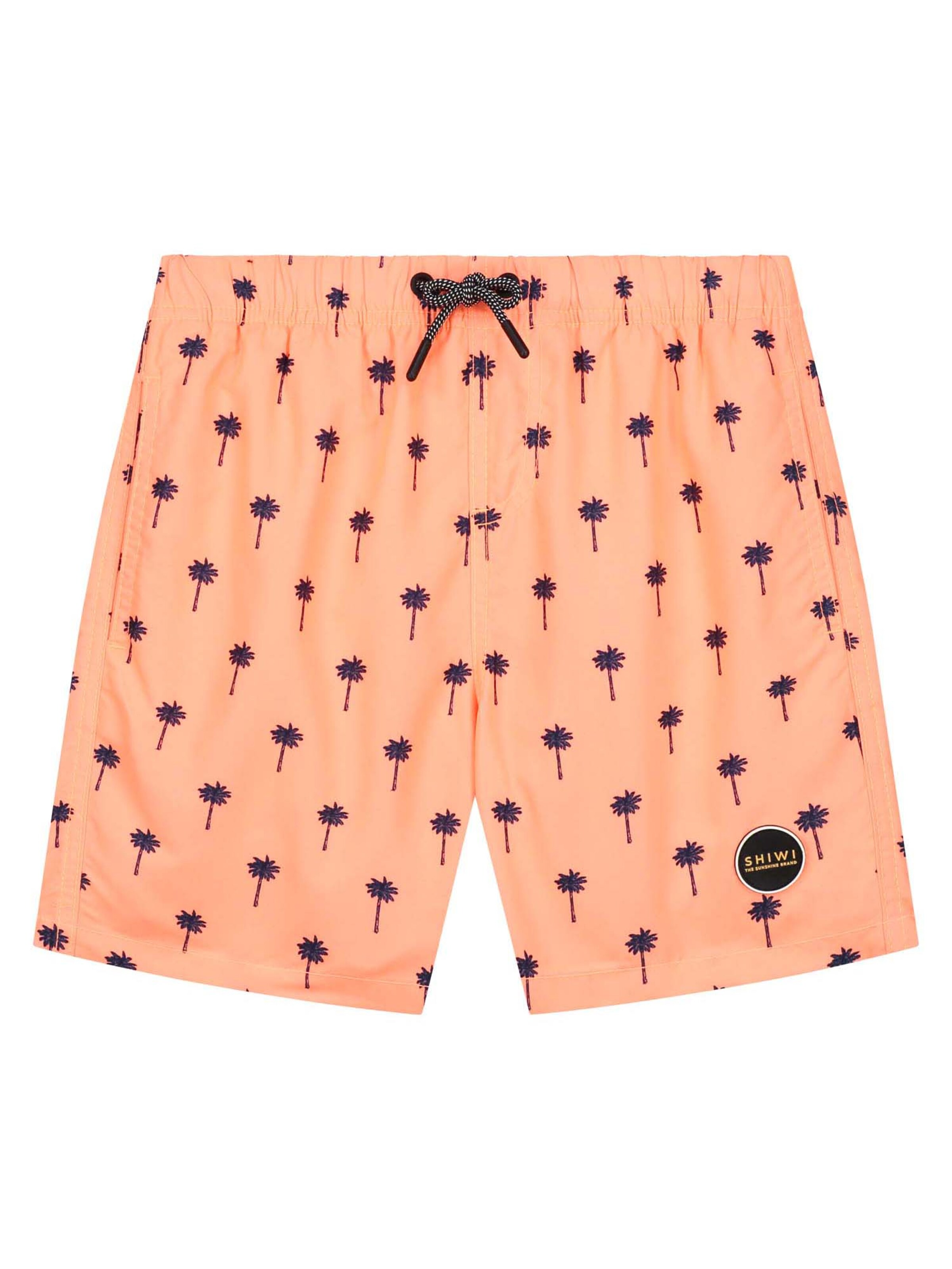 Shorts de bain 'Scratched' Shiwi en orange : devant