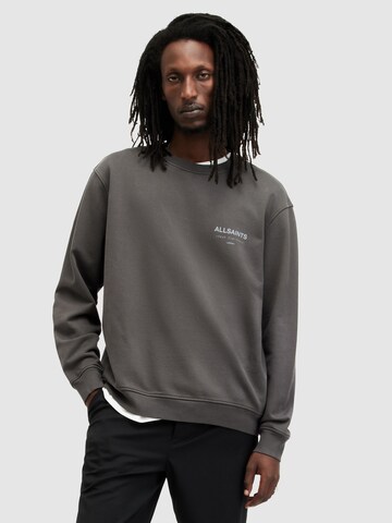 AllSaints Sweatshirt in Grijs: voorkant