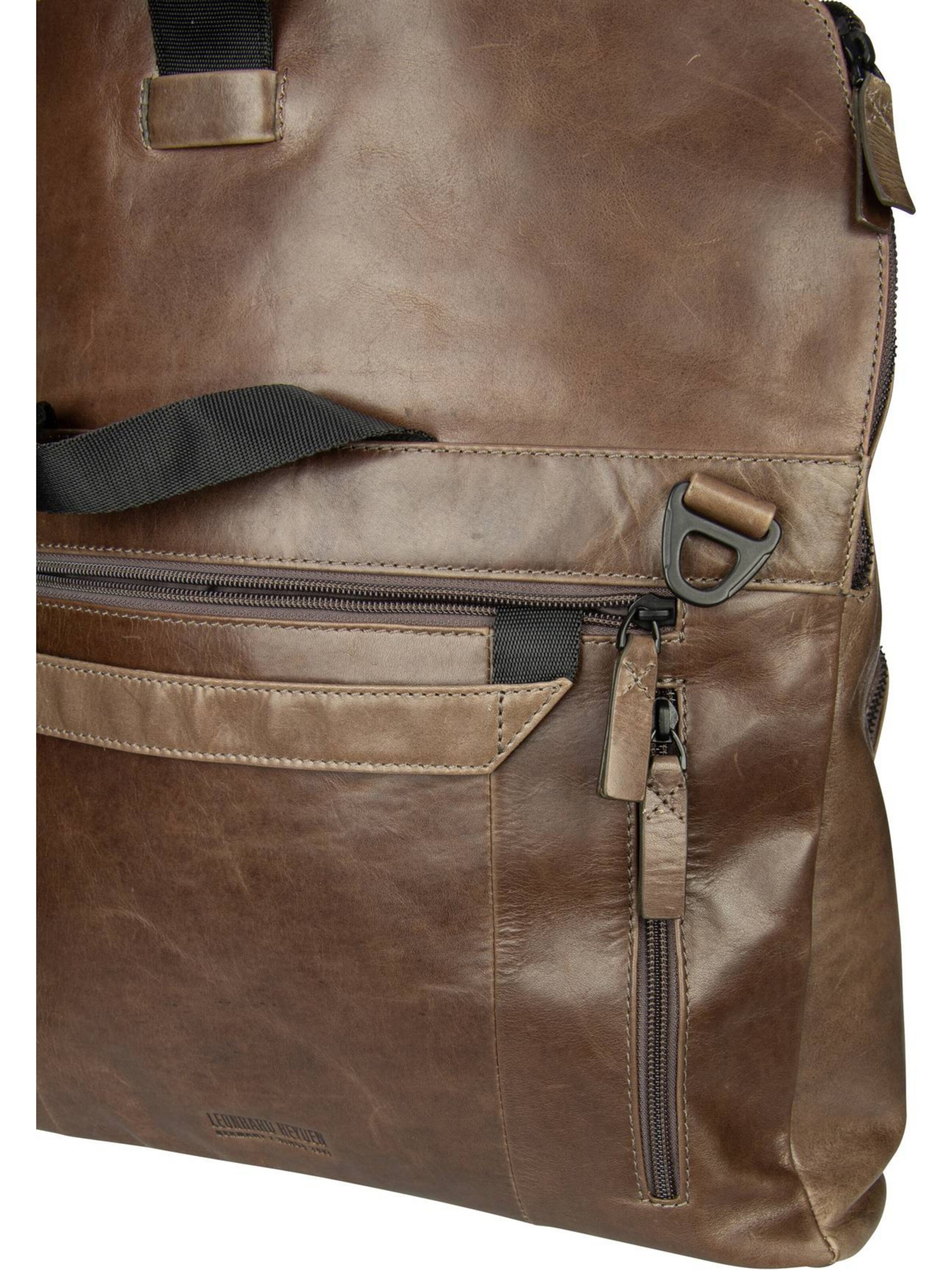 LEONHARD HEYDEN Schoudertas 'Porto' in Bruin