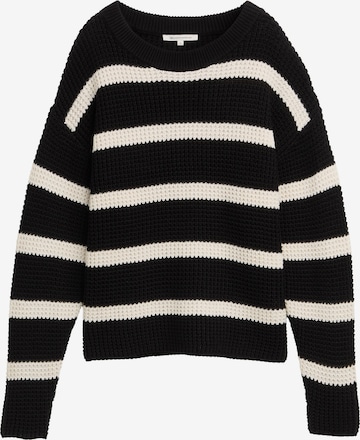 Pull-over TOM TAILOR DENIM en noir : devant