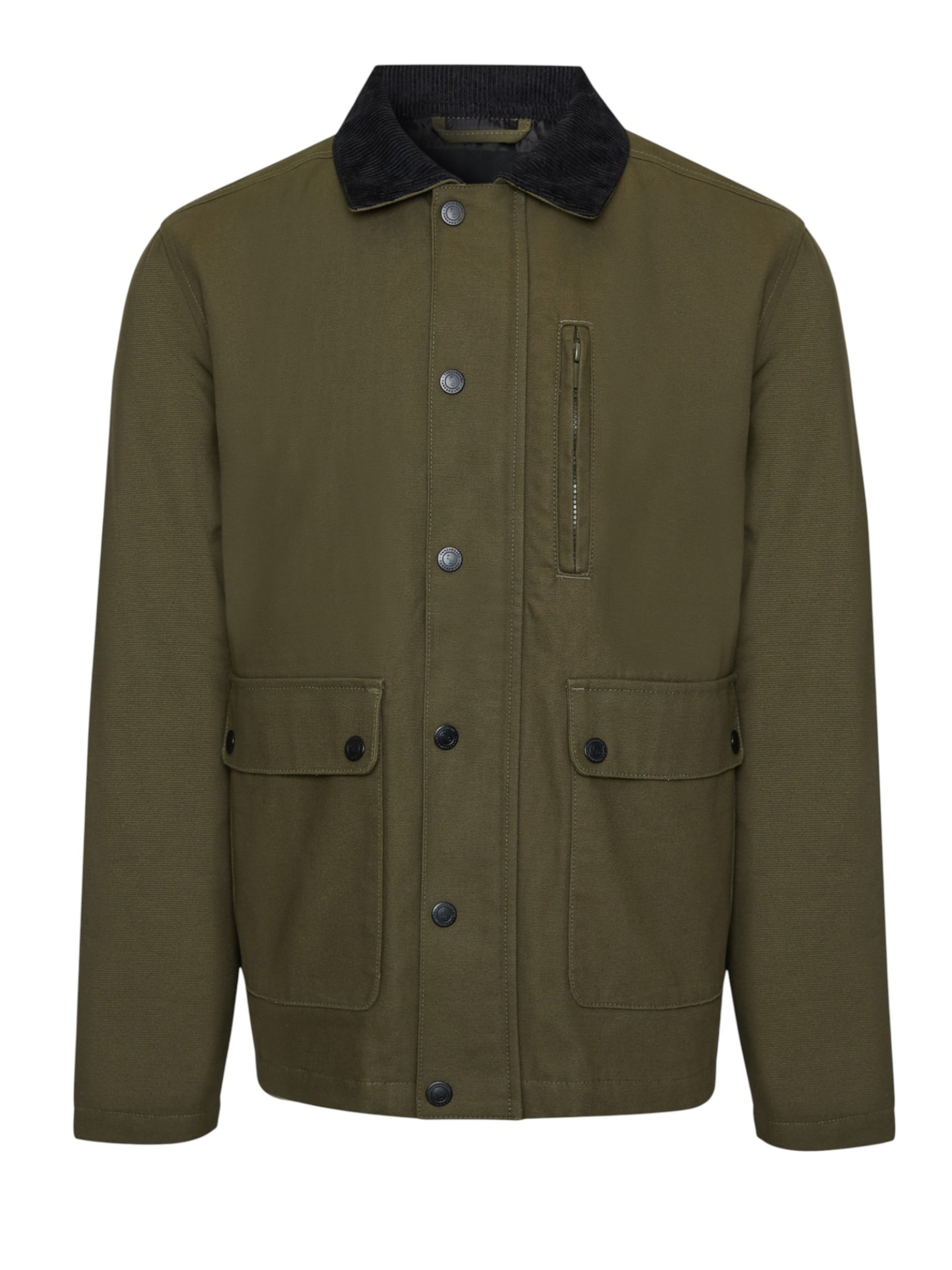 Threadbare Jacke 'Frawley' in Grün: Vorderseite