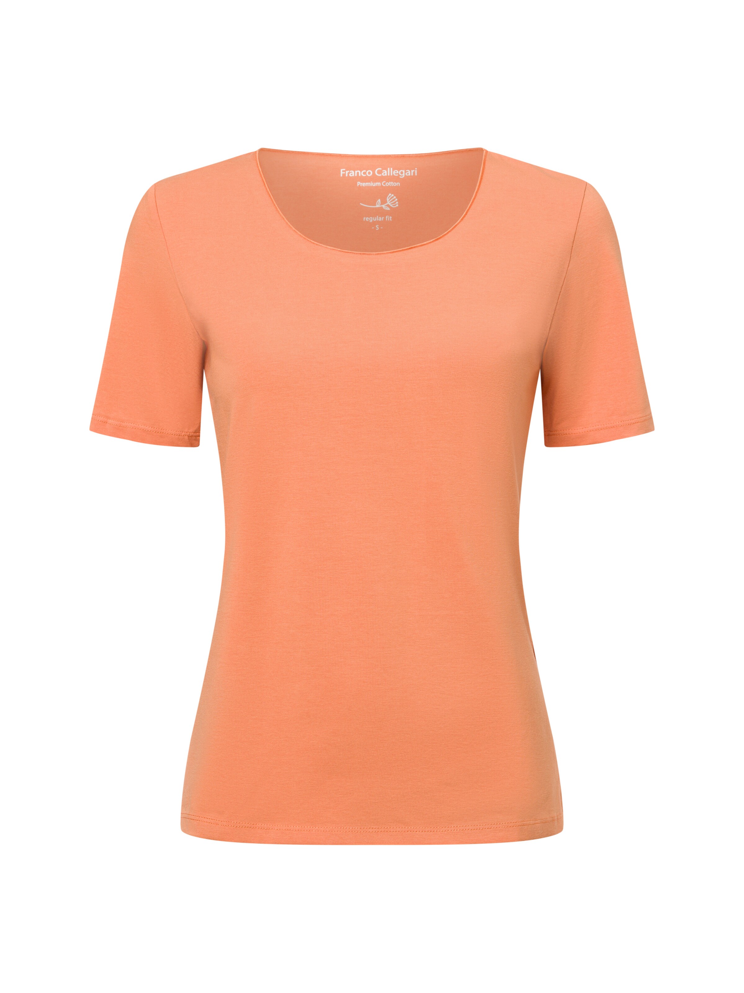 Franco Callegari Shirt ' ' in Orange: front